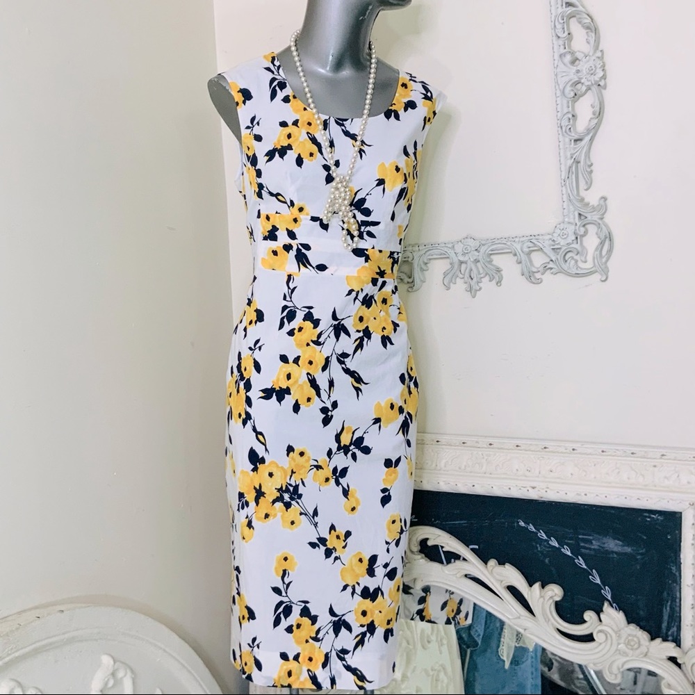 Modern Vintage Floral Dress NWOT